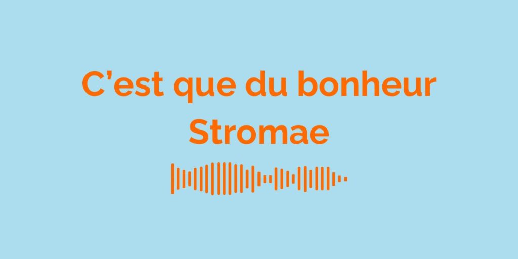 C'est que du bonheur - Stromae / Meaning of the song