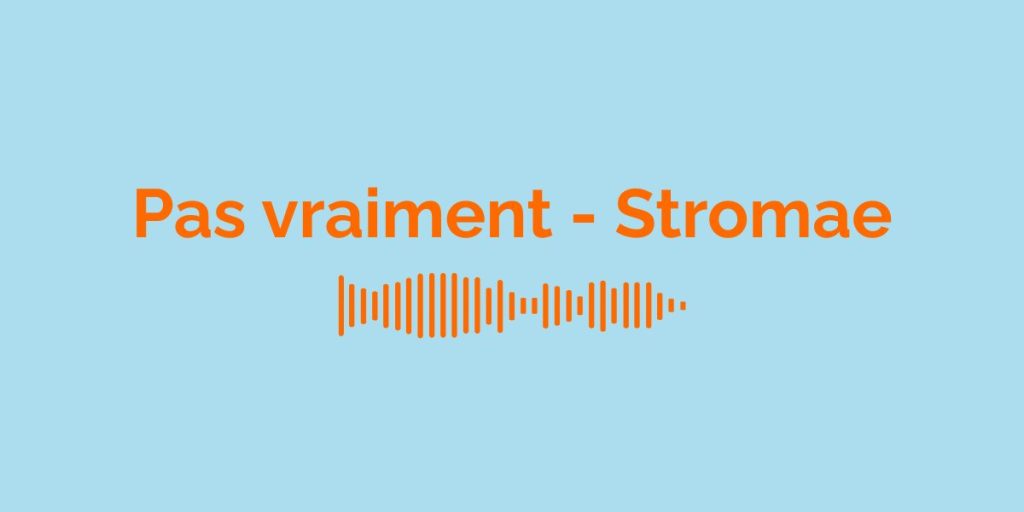 Pas vraiment - Stromae / Meaning of the song